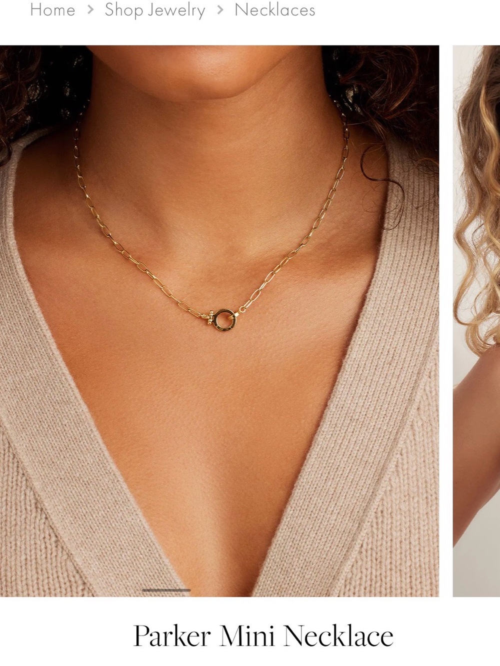 Gorjana Parker mini necklace